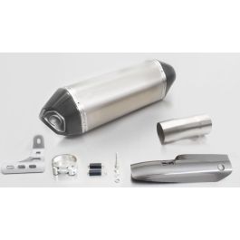 HEXACONE, slip on (muffler with connecting tube) incl. CARBON heat