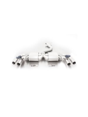 Cat-back system, from main catalytic converter, without homologation