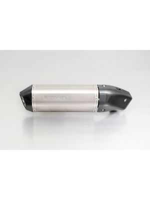 HEXACONE, slip on (muffler) with carbon heat protection shield, titanium, EEC, 