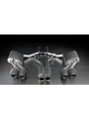 RACING cat-back-system: resonated cat-back-section, sport exhaust left/right, without homologation