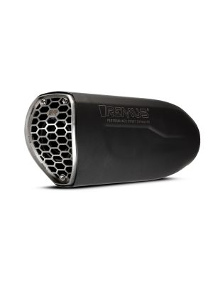 Slip On REMUS NXT (sport silencer), stainless steel black, incl. ECE type approval