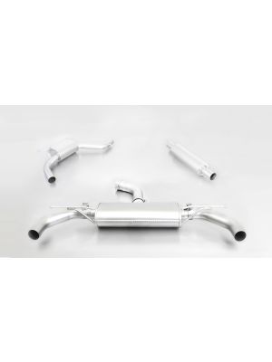 Cat-back-system dual L/R with resonated front section (selectable tail pipes), NO (EC-) approval