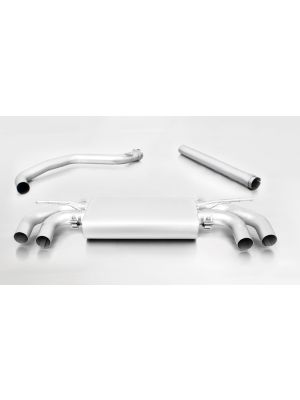 RACING Cat-back-system quad L/R with non-resonated cat-back section (selectable tail pipes), without EC homologation 