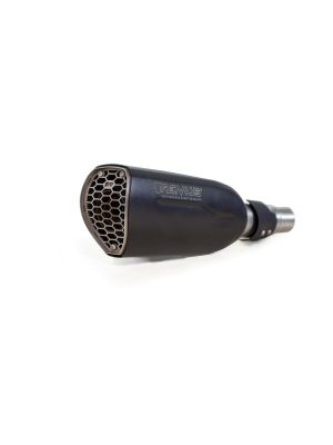 Slip On REMUS NXT (silencer with removable sound insert), stainless steel black, NO ECE TYPE APPROVAL