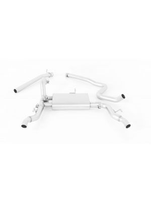 Stainless steel cat-back sport exhaust system, incl. EEC homologation