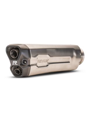 REMUS 8 2.0 Slip On Sport Exhaust incl. Carbon heat protecting shield, stainless steel matt, (EC-) approval