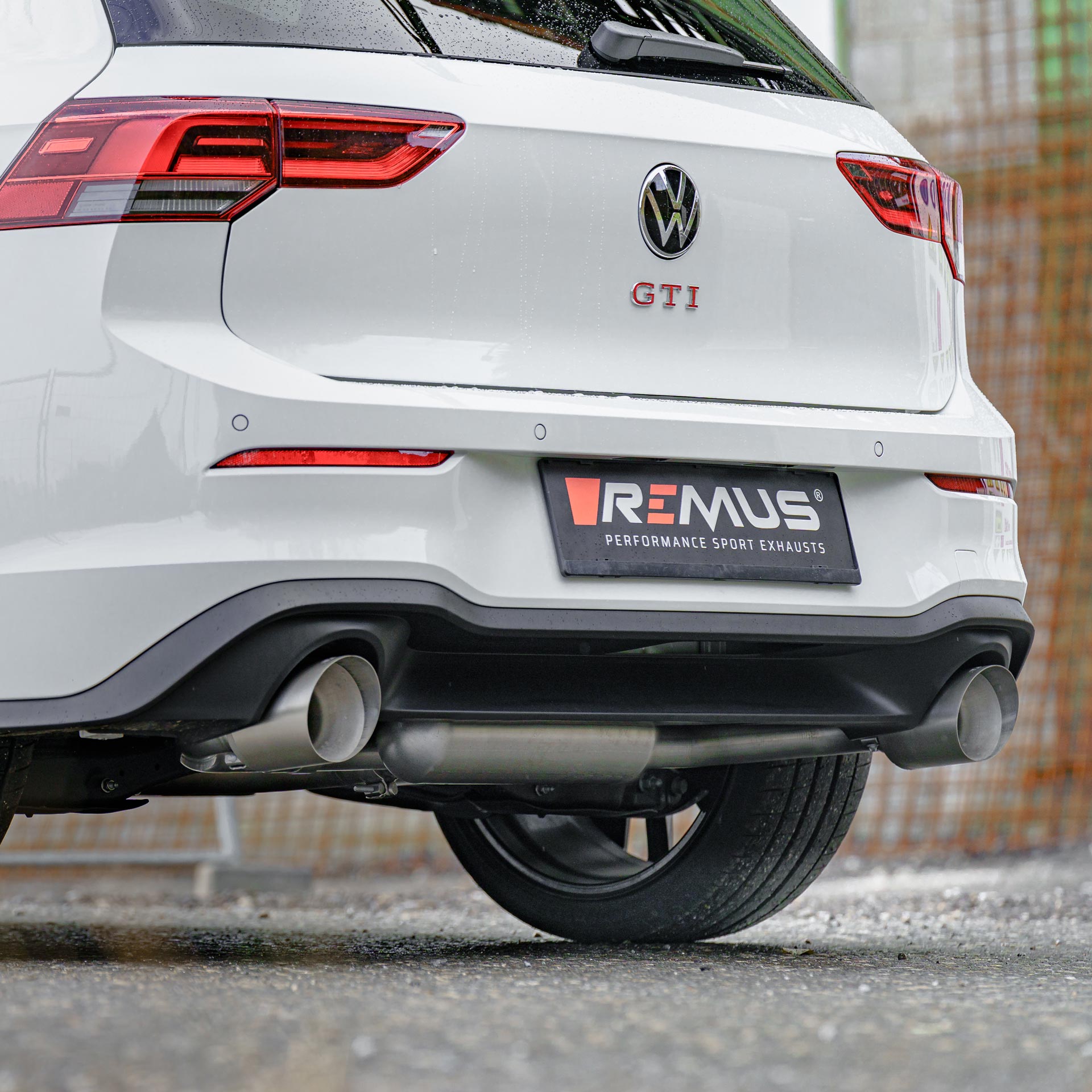 VW Golf 8 GTI REMUS sport exhaust system