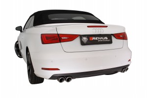 Exhaustssystems Remus Product Information 30 2015 Audi A3 Cabrio Type 8v 2014 Remus