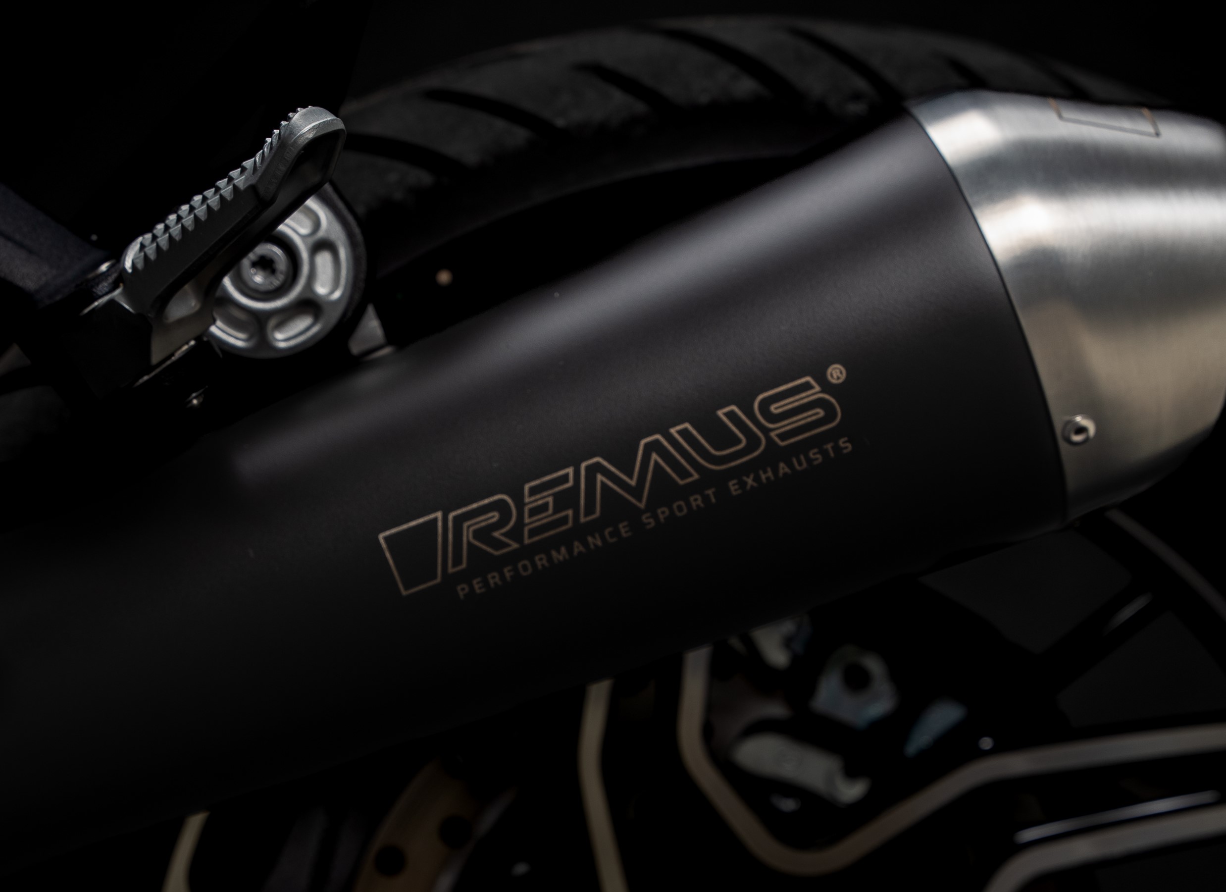 REMUS Powercone Sport Exhaust BWM R 12, nineT, G/S, black, RACING